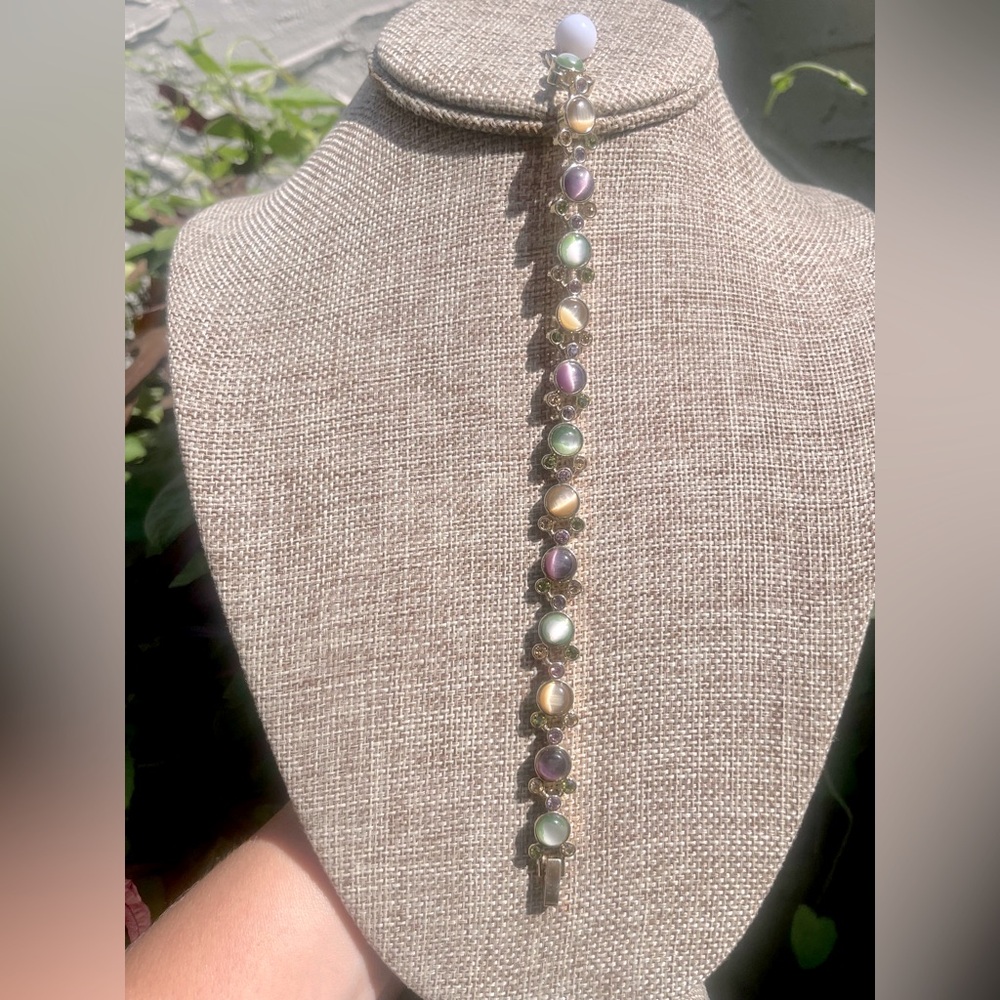 *SOLD*Hidden Mickey Jeweled Bracelet(different platform)